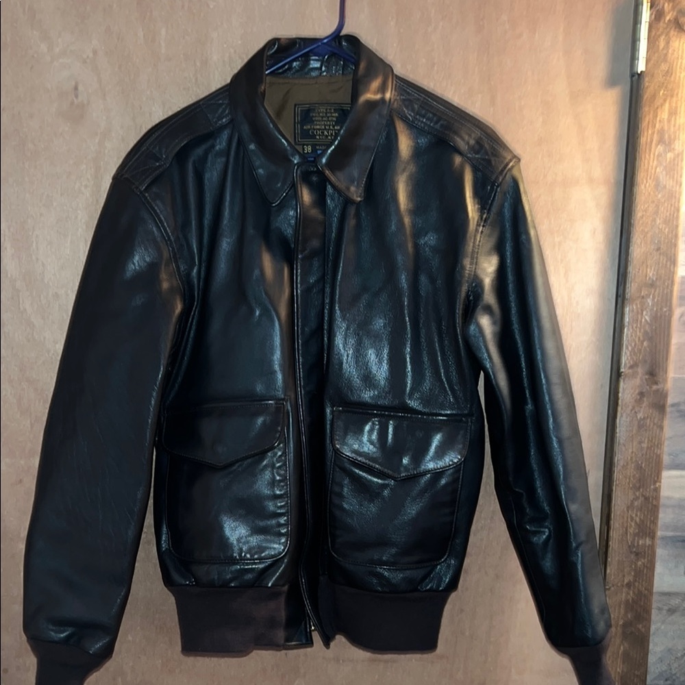 Men's Black Leather Jacket